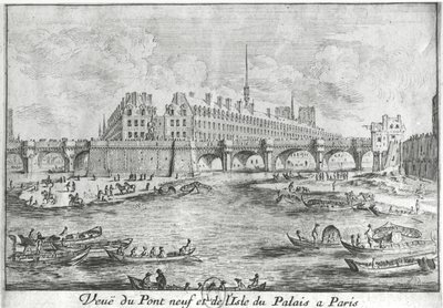 View of the Pont Neuf and the Isle du Palais, Paris by Israël Silvestre the Younger